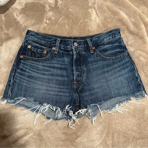 Levi's denim dark wash shorts